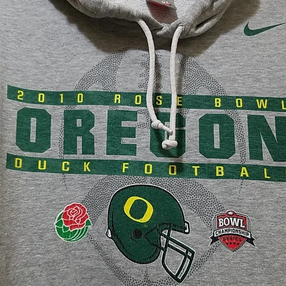 Mens XL 2010 Oregon Ducks Rose Bowl championship Sweatshirt - Picture 2 of 5